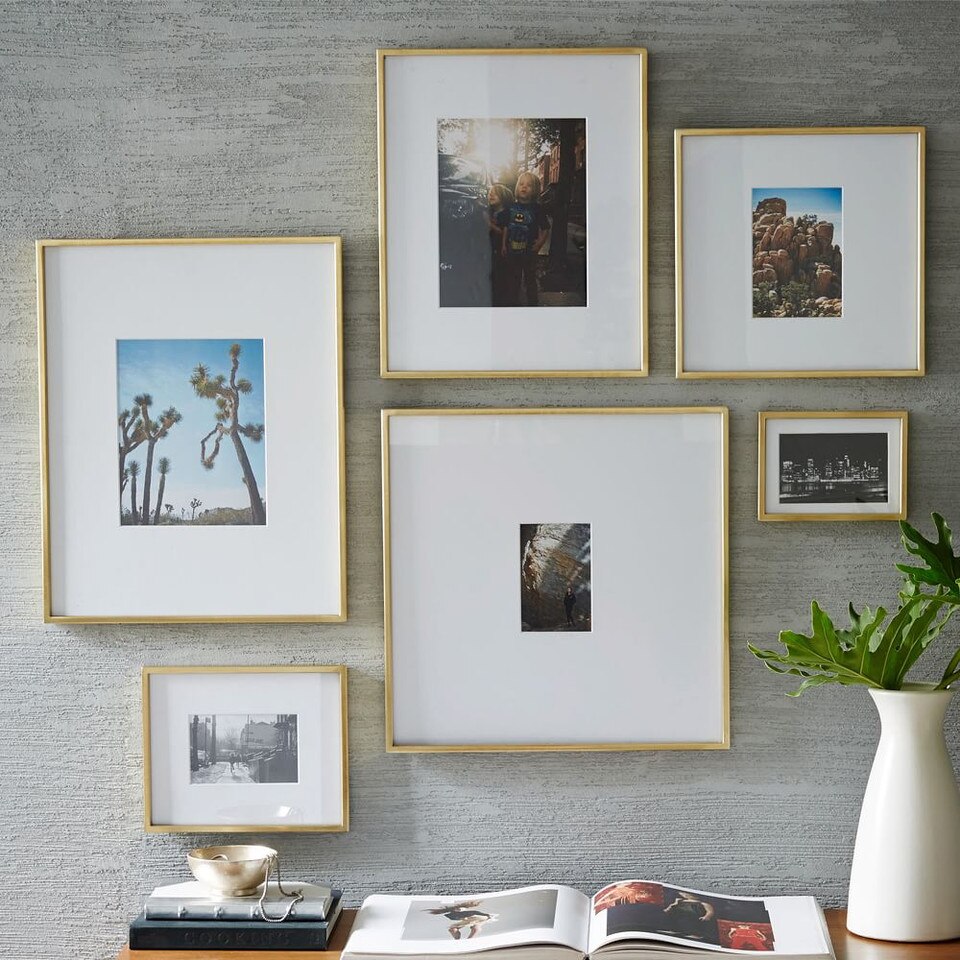 Gallery Frames - Polished Brass | west elm United Kingdom